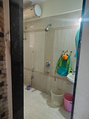 Bathroom in 2 BHK Apartment at Shubham Atlantis, Kopar Khairane – for Sale