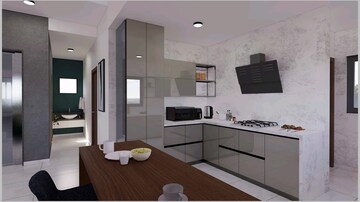 Kitchen in 4 BHK Villa at Modern Soulace, Sarjapur Road – for Sale