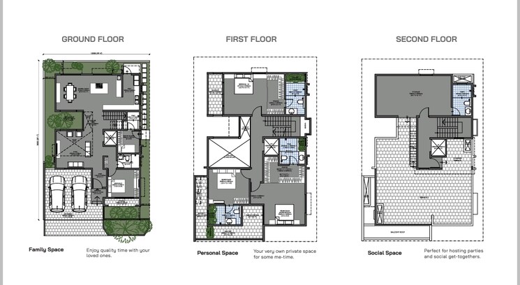 Floor Plan, modern-soulace 5 Bedroom 4235 Sq.Ft. Villa In Sarjapur Road Bangalore 8912779