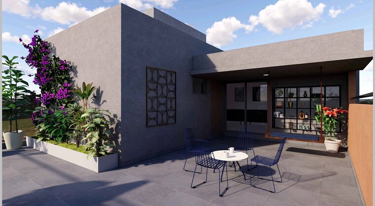 Exterior View, modern-soulace 5 Bedroom 4235 Sq.Ft. Villa In Sarjapur Road Bangalore 8912779
