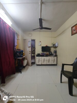 Living Room in 1 RK Apartment at Parth Arcade, Kalwa – for Sale