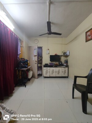 Living Room in 1 RK Apartment at Parth Arcade, Kalwa – for Sale
