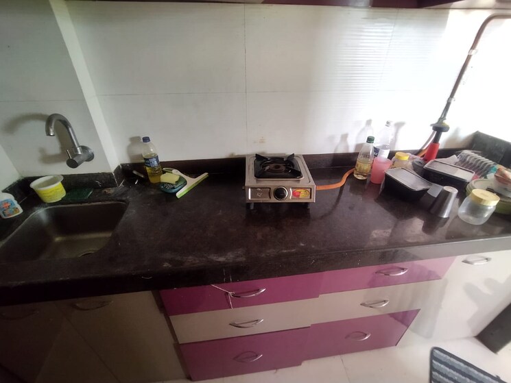 Kitchen, squarefeet-joy-square Studio 420 Sq.Ft. Apartment In Kasarvadavali Thane 8912854