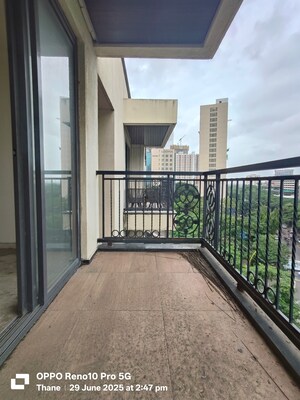 Balcony in 3 BHK Apartment at Lodha Sterling, Kolshet Road – for Sale
