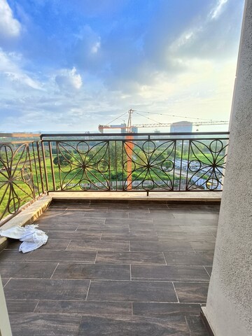 Balcony in 3 BHK Apartment at Nyati Enchante, Wadgaon Sheri – for Rent