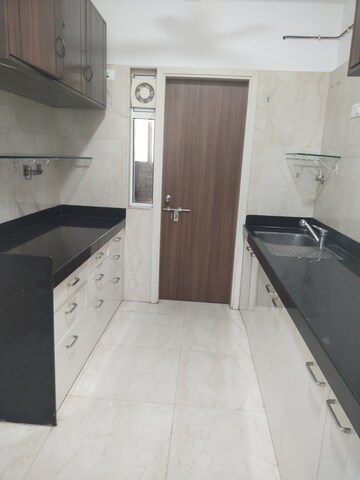 Kitchen in 2 BHK Apartment at LnT Realty Crescent Bay, Parel – for Rent