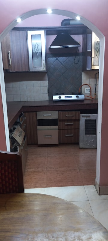Kitchen in 2 BHK Apartment at Vidhi Apartment IP Extension, Ip Extension – for Rent