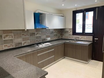 Kitchen in 4 BHK Builder Floor at South City 1 – for Rent