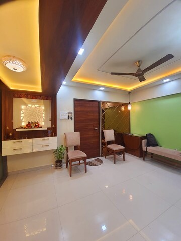 Living Room in 2 BHK Apartment at Gabadia Heights, Kandivali West – for Rent