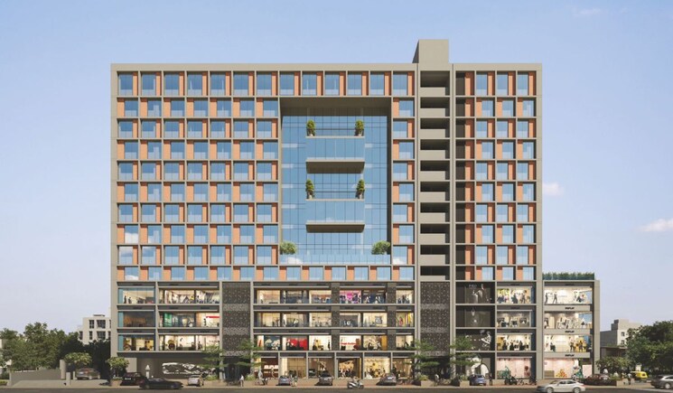 Exterior View, shivalik-satyamev Commercial Office Space 1000 Sq.Ft. In Bopal Ahmedabad 8913224