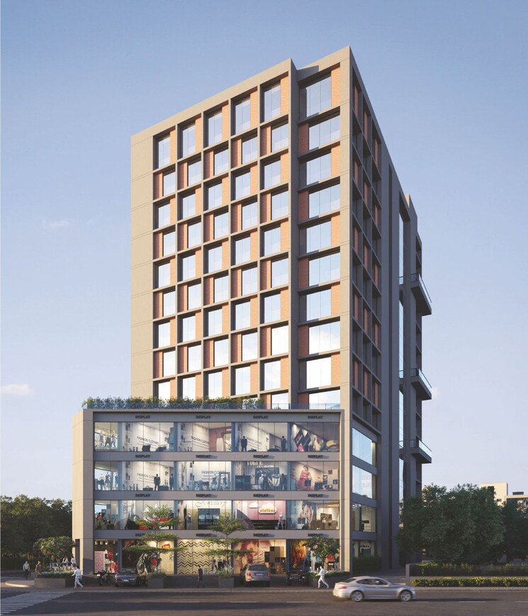 Exterior View, shivalik-satyamev Commercial Office Space 1000 Sq.Ft. In Bopal Ahmedabad 8913224