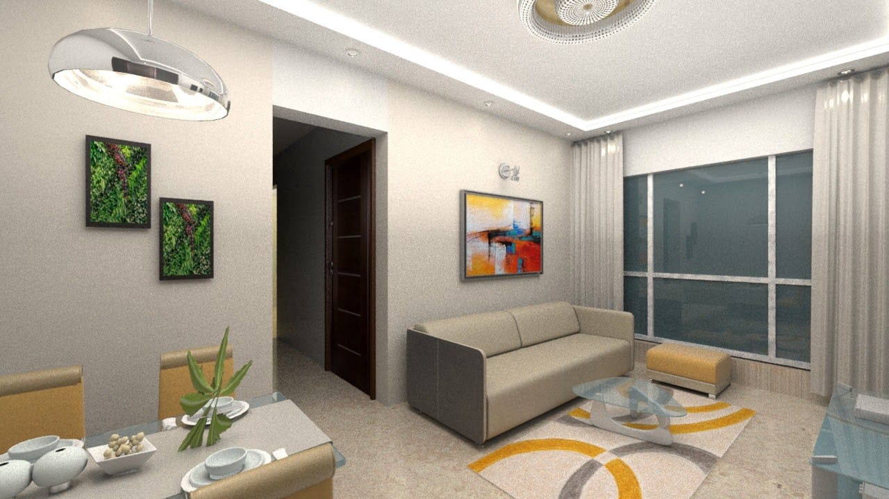 1 BHK + Study Room 335 Sq.Ft. Apartment in Newlook Bhavya Elite