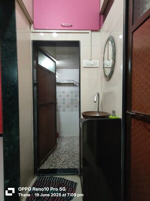 Bathroom in 1 RK Apartment at Shri Sai Sagar Complex, Kalwa – for Sale