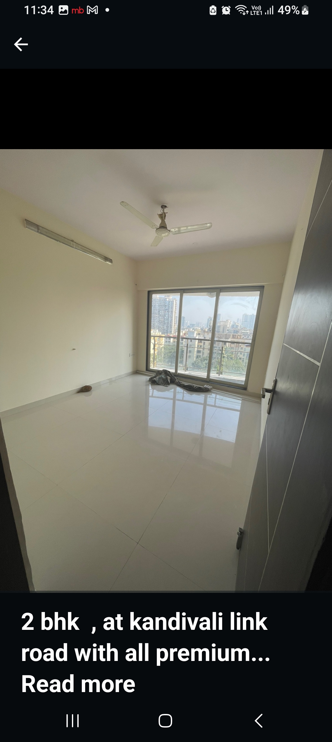 2 BHK + Pooja Room Apartment For Rent in Dattapada Borivali East 