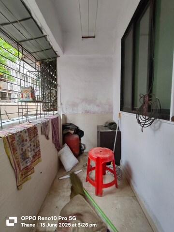 Balcony in 1 BHK Apartment at Antarix CHS, Kalwa – for Rent