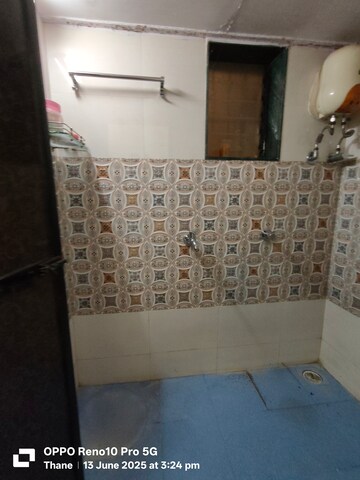 Bathroom in 1 BHK Apartment at Antarix CHS, Kalwa – for Rent