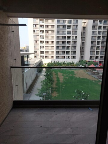 Balcony in 4 BHK Apartment at Goyal Riviera Springs, Shela – for Rent