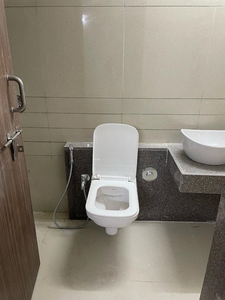 Bathroom, shela 3 Bedroom 1701 Sq.Ft. Apartment In Shela Ahmedabad 8913383