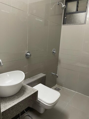 Bathroom in 3 BHK Apartment at Goyal Riviera Springs, Shela – for Rent