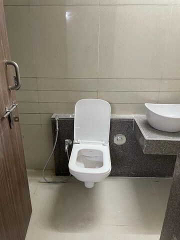 Bathroom in 3 BHK Apartment at Goyal Riviera Springs, Shela – for Rent