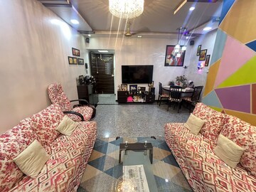 Living Room in 2 BHK Apartment at Dheeraj Darshan, Jogeshwari East – for Rent