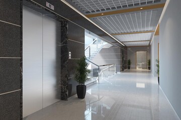 Kitchen in  Office Space at Avirat Silver Radiance 2, Science City – for Rent