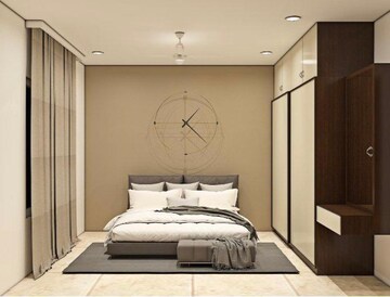 Bedroom in 2.5 BHK Apartment at Aparna Serene Park, Kondapur – for Rent