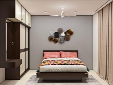 Bedroom in 2.5 BHK Apartment at Aparna Serene Park, Kondapur – for Rent