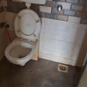 Bathroom in 1 BHK Apartment at Shiv Shakti Shree Yashwant Empire, Nalasopara Vasai Link Road – for Rent