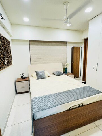 Bedroom in 3 BHK Apartment at Shivalik Sharda Park View 2, Shela – for Rent