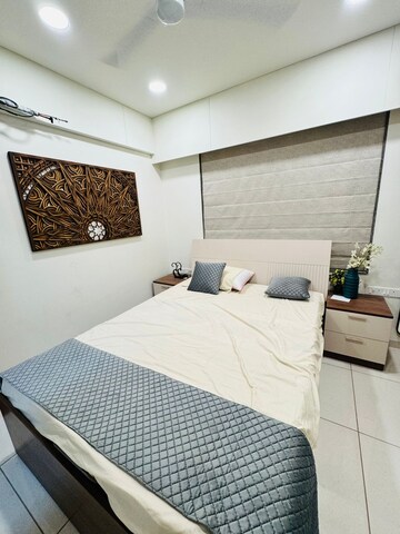 Bedroom in 3 BHK Apartment at Shivalik Sharda Park View 2, Shela – for Rent
