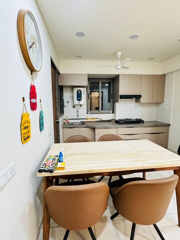 Furnished Amenities in 3 BHK Apartment at Shivalik Sharda Park View 2, Shela – for Rent