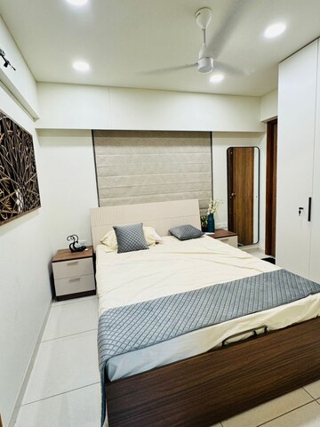 Bedroom in 3 BHK Apartment at Shivalik Sharda Park View 2, Shela – for Rent