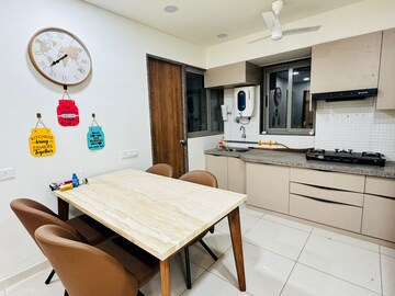 Team Area in 3 BHK Apartment at Shivalik Sharda Park View 2, Shela – for Rent