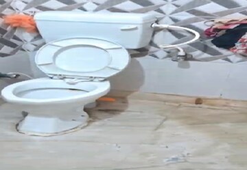 Bathroom in 2 BHK Builder Floor at A Block Shastri Nagar – for Sale
