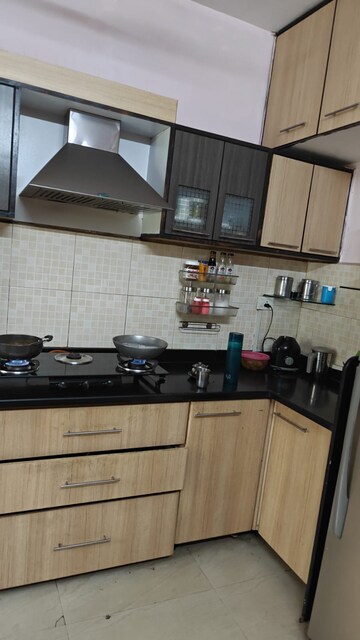 Kitchen in 3 BHK Apartment at Naiknavare Mystique Mood, Viman Nagar – for Rent