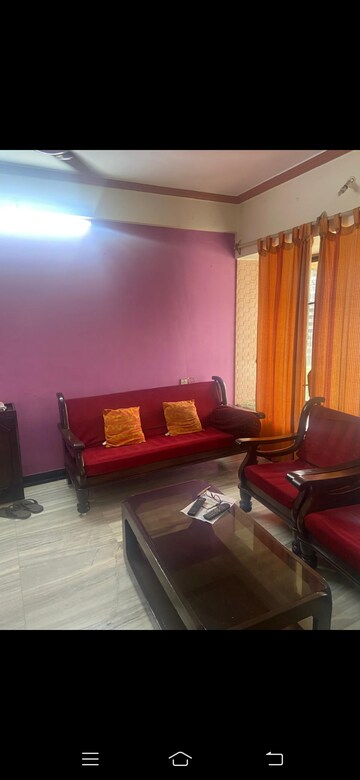 Living Room in 1 BHK Apartment at Hyde Park Galaxy, Manpada – for Rent