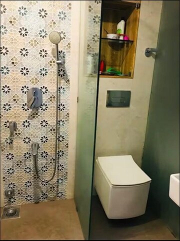 Bathroom in 2 BHK Apartment at Bandra West – for Rent