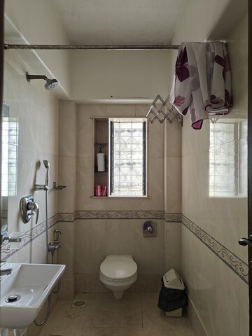 Bathroom in 3 BHK Apartment at Bandra West – for Rent