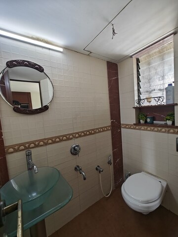 Bathroom in 3 BHK Apartment at Bandra West – for Rent