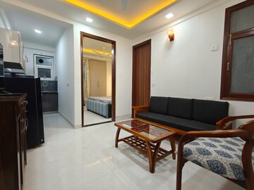 Living Room in 1 BHK Builder Floor at Chattarpur – for Rent