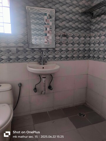 Bathroom in 2 BHK Apartment at Rail Vihar Apartment, Sector 15 – for Rent