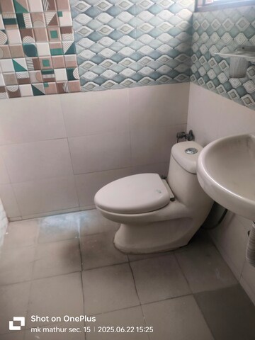 Bathroom in 2 BHK Apartment at Rail Vihar Apartment, Sector 15 – for Rent