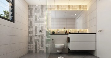 Bathroom in 3 BHK Apartment at Sobha Windsor, Whitefield – for Sale