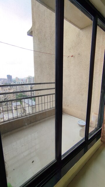 Balcony in 1 BHK Apartment at Raunak City Phase 2, Kalyan West – for Rent
