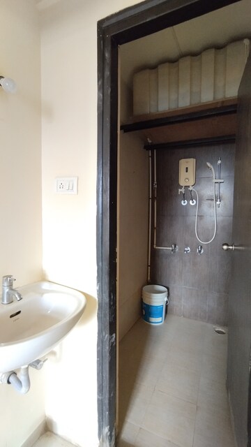 Bathroom in 1 BHK Apartment at Raunak City Phase 2, Kalyan West – for Rent