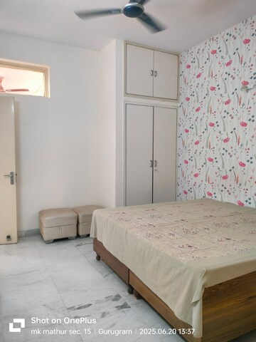 Bedroom in 2 BHK Apartment at Vasant Apartments, Sector 13 – for Rent