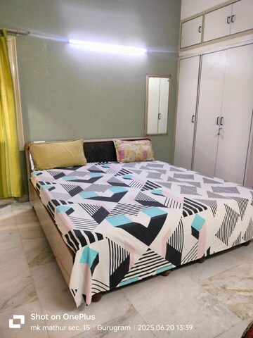 Bedroom in 2 BHK Apartment at Vasant Apartments, Sector 13 – for Rent