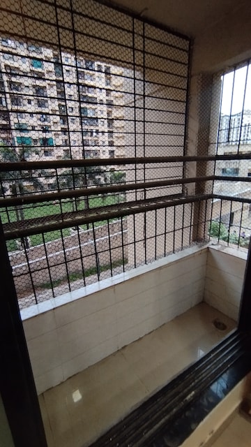 Balcony in 2 BHK Apartment at Raunak City Phase 2, Kalyan West – for Rent