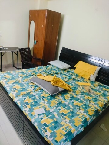 Bedroom in 1 BHK Builder Floor at MVL IPark, Sector 15 – for Rent